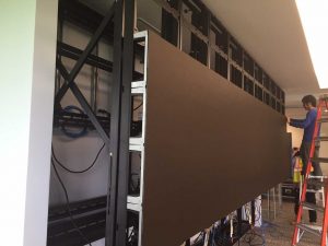 Pepsi Conference Room Screen install