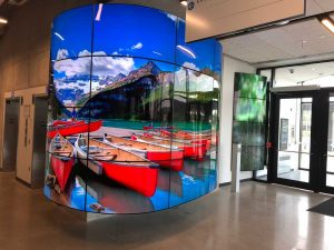 Humber Barret Centre entryway display