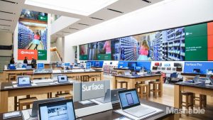 Microsoft Flagship store new york rp visual solutions