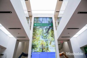 Big Screen by rp visuals microsoft flagship store ny