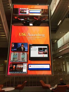 USC Annenberg LED Video wall