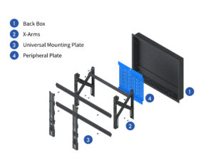 wallmate flush mini 32 - rp visual solutions Images... Wallmate 32 Flat Panel Integration System - rp Visual Solutions