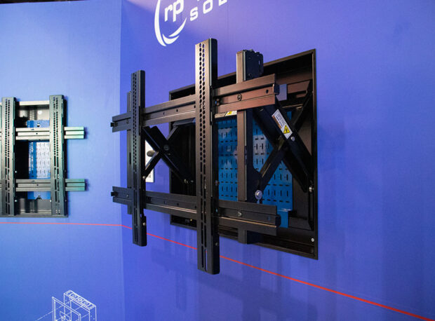 Solves for smaller displays. Supports displays down to 43