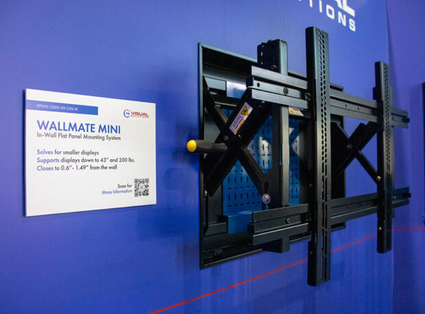 Solves for smaller displays. Supports displays down to 43