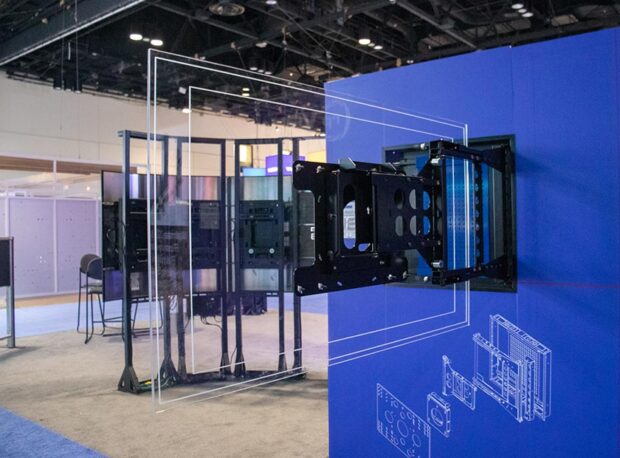 Solves for extension and pivot of display. Supports displays 65