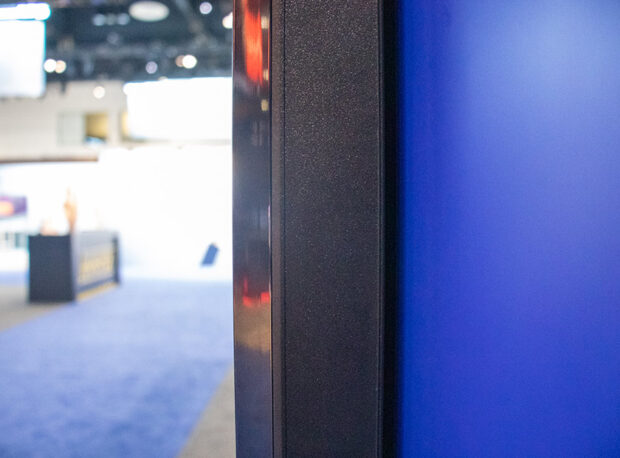 Solves for ADA compliance. Supports displays 65