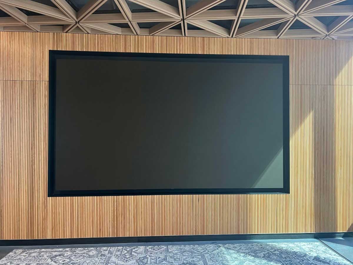 MTS in wall screen installed