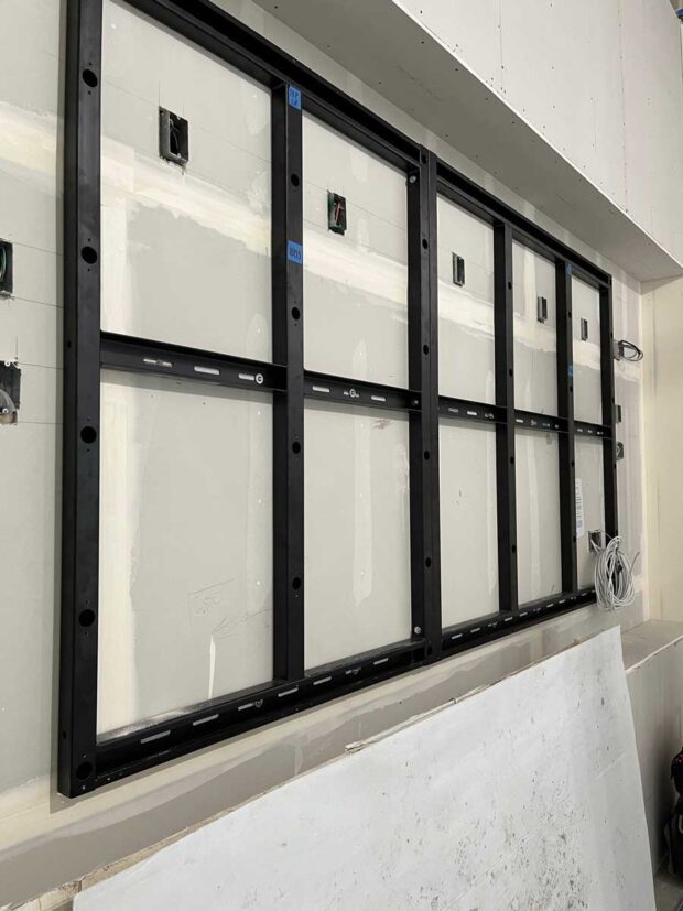 In progress photo of custom mount structure (photo 3)